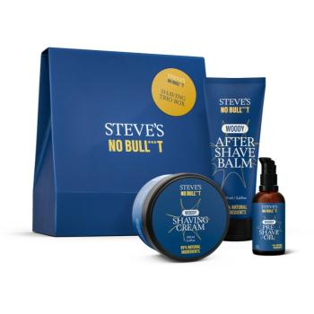 Steve's No Bull***t Shaving Trio set cadou (pentru ras)