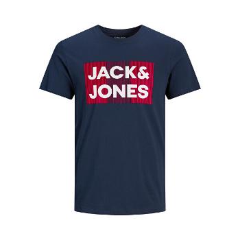 Jack&Jones Tricou bărbătesc JJECORP Slim Fit 12151955Navy Blazer PLAY L