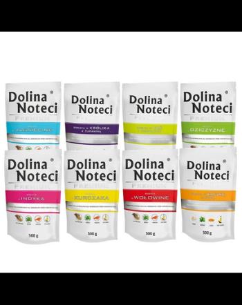 DOLINA NOTECI Premium Mix Set plicuri hrana umeda caini, sortiment fara peste 30x500g