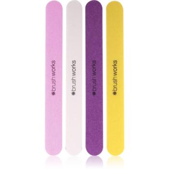 Brushworks Nail Files Coloured set de pile (pentru unghii)