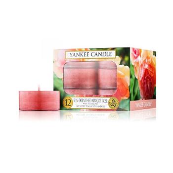 Yankee Candle Lumânări aromatice de ceai Sun-Drenched Apricot Rose 12 x 9,8 g