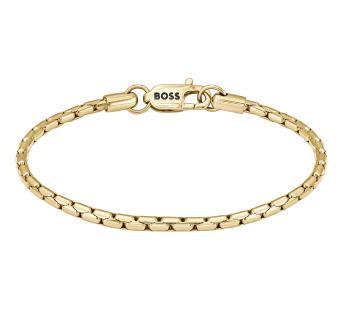 Hugo Boss Brățară elegantă placată cu aur pentru bărbați Evan 1580606 17,5 cm