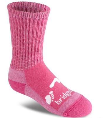 șosete Bridgedale excursie pe jos toate sezon junior merinos confort cizmă pink/305