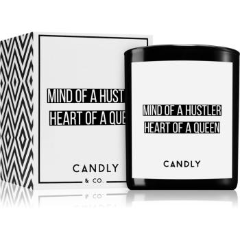 Candly & Co. Mind of a hustler Heart of a queen lumânare parfumată 250 g