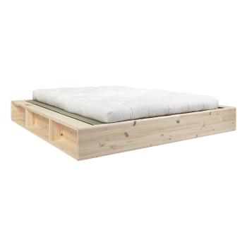 Pat din lemn masiv cu futon Comfort și tatami Karup Design, 160 x 200 cm