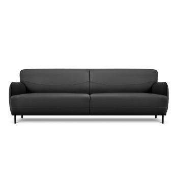 Canapea din piele Windsor & Co Sofas Neso, 235 x 90 cm, gri închis