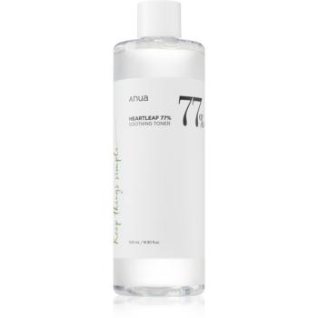 Anua Heartleaf 77% Soothing Toner tonic de curatare si calmant reface bariera protectoare a pielii 500 ml