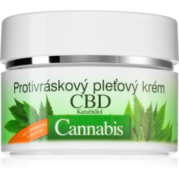 Bione Cosmetics Cannabis CBD cremă antirid cu efect de regenerare cu CBD 51 ml