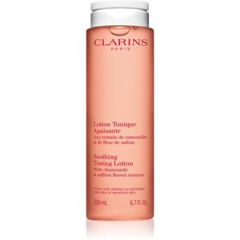 Clarins Cleansing Soothing Toning Lotion tonic de curatare si calmant pentru ten uscat și sensibil 200 ml