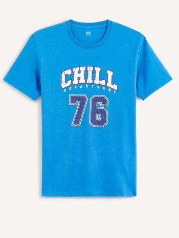 Celio Besity CHill 76 Tricou Albastru