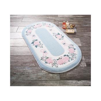 Covoraș de baie Confetti Bathmats Rose Frame, 80 x 140 cm, albastru