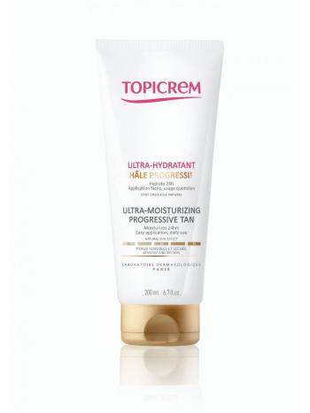 Topicrem Lapte hidratant auto-bronzat (Ultra-Moisturizing Progressive Tan) 200 ml