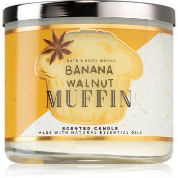 Bath & Body Works Banana Walnut Muffin lumânare parfumată 411 g
