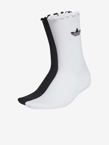 adidas Originals Set de 2 perechi de șosete Negru