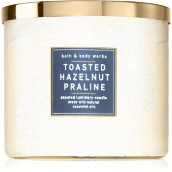 Bath & Body Works Toasted Hazelnut Praline lumânare parfumată 411 g