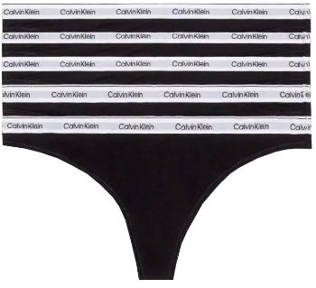 Calvin Klein 5 PACK - tanga pentru femei PLUS SIZE QD5221E-UB1-plus-size XXL