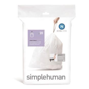 Saci de gunoi 20 buc. 50 l – simplehuman