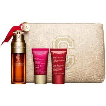 Clarins Double Serum & Super Restorative Collection set cadou de Crăciun (pentru ten matur)