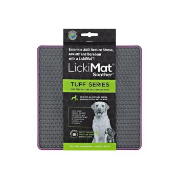 Covoraș de lins pentru animale de companie Soother Tuff Purple – LickiMat