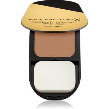 Max Factor Facefinity Refillable Fond de ten matifiant compact SPF 20 culoare 007 Bronze 10 g