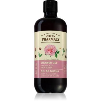 Green Pharmacy Body Care Damask Rose & Shea Butter gel de duș mătăsos 500 ml