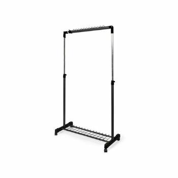 Raft de haine sub scări Compactor Black , 91,5 x 45 x 102-170 cm