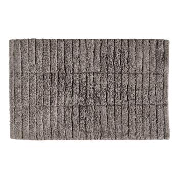 Covoraș din bumbac pentru baie Zone Tiles, 80 x 50 cm, gri - maro