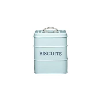 Cutie metalică pentru biscuiți Kitchen Craft Nostalgia, albastru