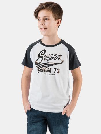 Sam 73 Tricou pentru copii Alb