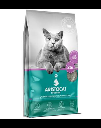 ARISTOCAT Optimum Lavanda 25 l nisip pisici din bentonita cu parfum lavanda