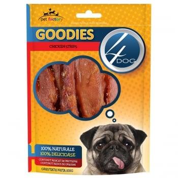 Recompense 4Dog Goodies Chicken Strips, 100 g
