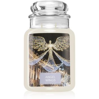Village Candle Angel Wings lumânare parfumată  (Glass Lid) 602 g
