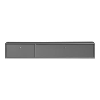 Comodă TV gri antracit 136x22 cm Mistral – Hammel Furniture