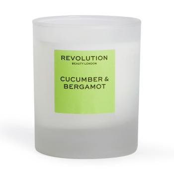 Revolution Lumânare parfumată Cucumber & Bergamot (Scented Candle) 170 g