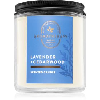 Bath & Body Works Lavender and Cedarwood lumânare parfumată 198 g