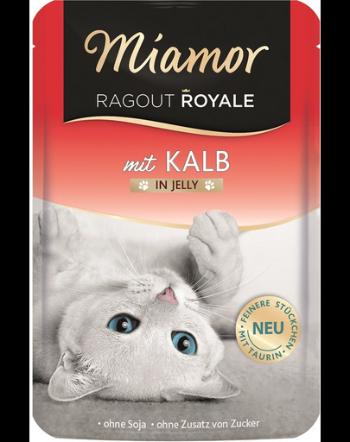 MIAMOR Ragout Royale in Jelly Veal plic cu jeleu pentru pisici 100 g vitel