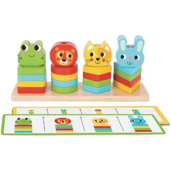 2Kids Toys Wooden Activity Toy Friends jucărie cu activități din lemn 18 m+ 27 buc