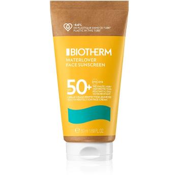 Biotherm Waterlover Face Sunscreen crema  de fata de protecție anti-îmbătrânire pentru pielea cu intoleranță SPF 50+ 50 ml