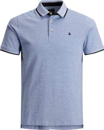 Jack&Jones Tricou polo pentru bărbați cămașă polo JJEPAULOS Slim Fit Bright Cobalt XXL