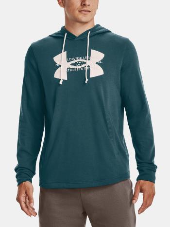 Under Armour UA Rival Terry Logo Hoodie Hanorac Verde