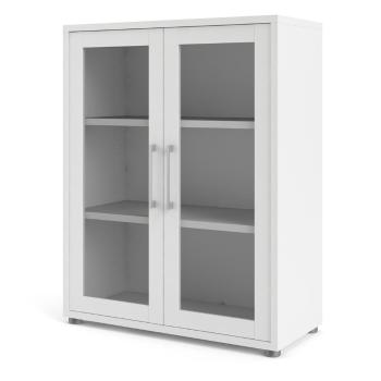 Bibliotecă modulară albă 89x113 cm Prima – Tvilum