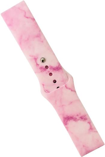 4wrist Curea din silicon pentru Samsung - Pink 20 mm