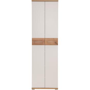 Șifonier alb cu aspect de lemn de stejar 59x199 cm Topix – Germania