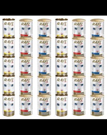 RAFI Adult conserve hrana pisici 30x415 g arome mixte