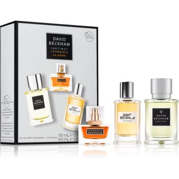 David Beckham Multiline Classic + Instinct + Intimately set cadou pentru bărbați