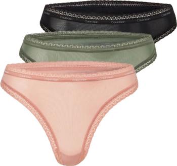 Calvin Klein 3 PACK - tanga pentru femei QD3802E-I21 XL