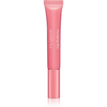 Clarins Lip Perfector Shimmer lip gloss cu efect de hidratare culoare 01 Rose Shimmer 12 ml