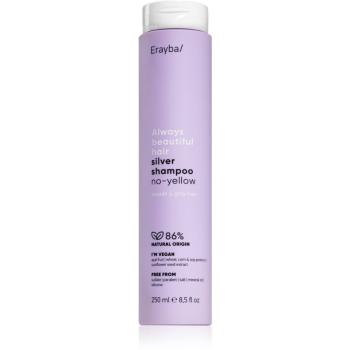 Erayba Silver No-Yellow șampon nuanțator pentru parul blond cu suvite 250 ml