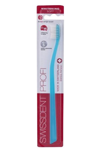 Swissdent Periuță de dinți Whitening Soft - Ice blue