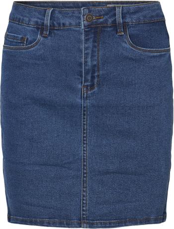 Vero Moda Fustă pentru femei VMHOT SEVEN 10231638 Medium Blue Denim XS